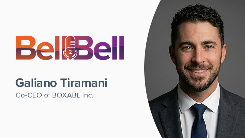 The Bell2Bell Podcast featuring Galiano Tiramani, Co-CEO of BOXABL Inc.