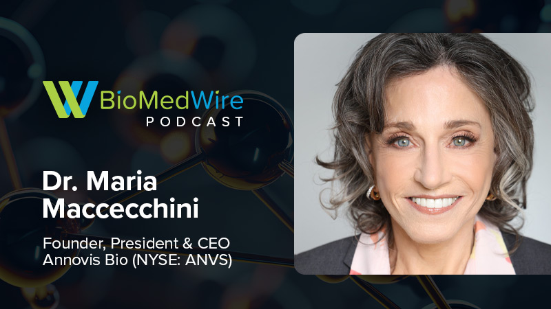 BioMedWire Podcast Featuring Dr. Maria Maccecchini, CEO of Annovis Bio
