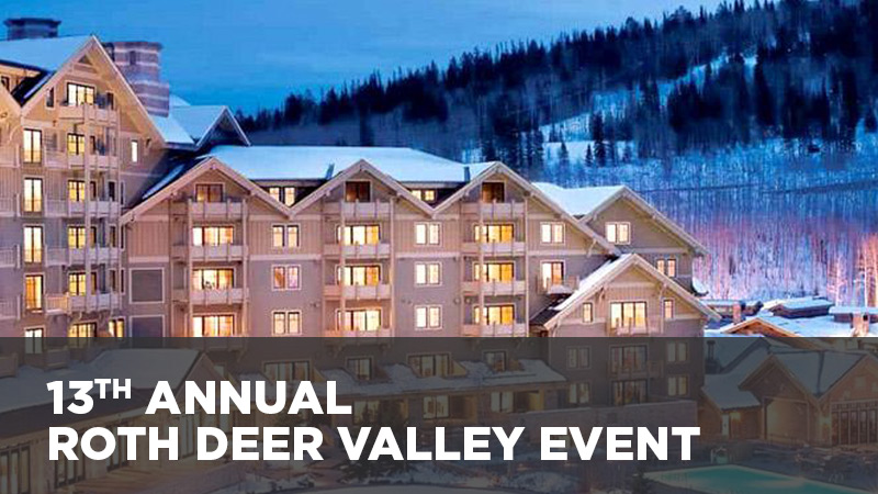 IBN to Serve as Media Sponsor for ROTH 13th Annual Deer Valley Event